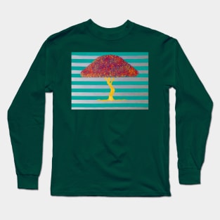 Candied Striped Golden Tree Long Sleeve T-Shirt